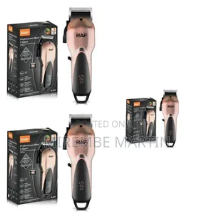RAF Professional Cordless Hair Clipper and Trimmer Set with Digital Display