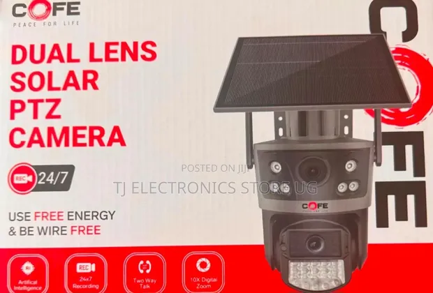 COFE PTSL24ADL Pro Dual Lens Solar Camera - 1