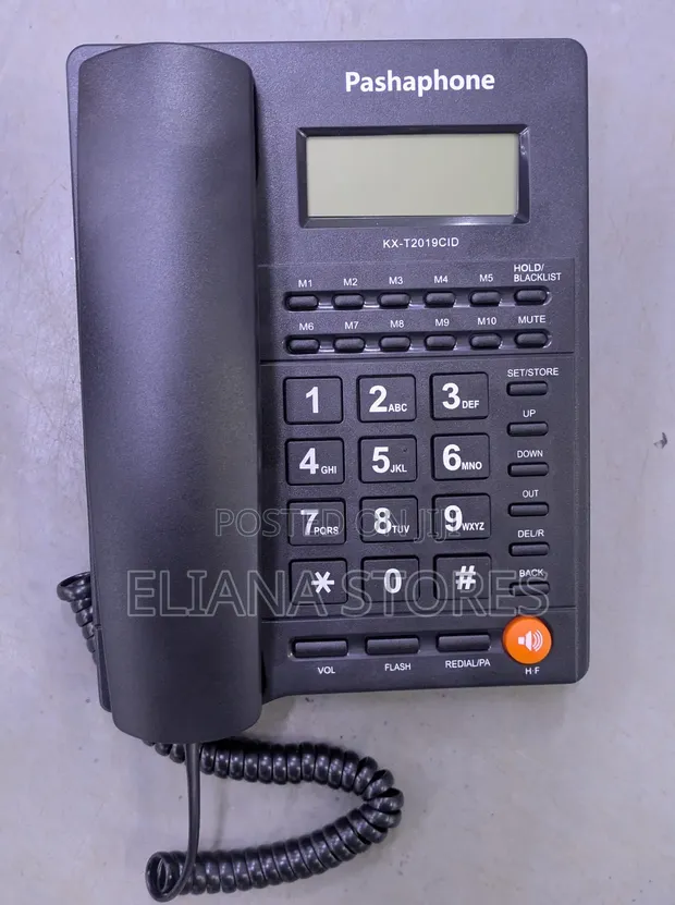 Pashaphone KX-T2019CID Corded Landline Phone with Caller ID - 1