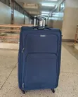 Four-Piece Navy Blue Softshell Spinner Suitcase Set - 5