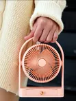 New Mini Handheld USB Rechargeable Fan - 1