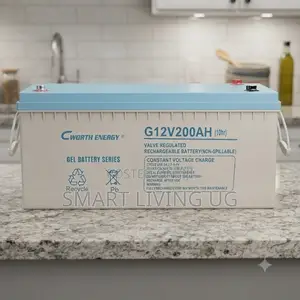 Cworth 12V 200Ah Gel Deep Cycle Battery
