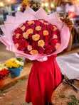 Wine and Fresh Flowers Package - 2