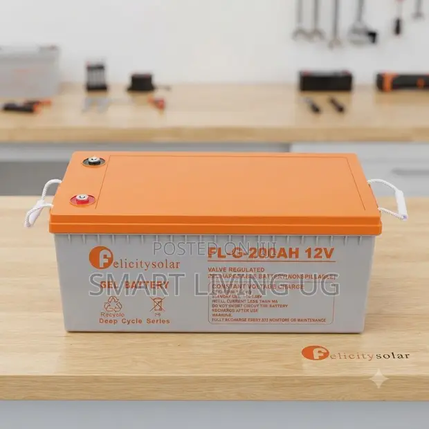 Felicity Solar 12V 200Ah GEL Battery - Deep Cycle - 1