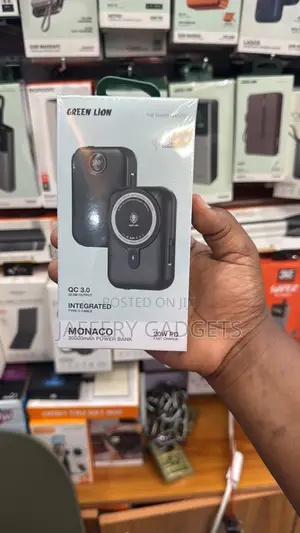 Green Lion Monaco 20,000mAh Power Bank with Fast Charging