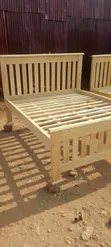 Wooden Varnished Bed 5x6 - 2