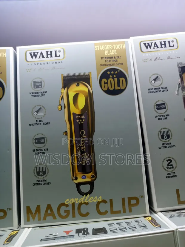 Wahl Professional 5-Star Gold Cordless Magic Clip Clipper - 1