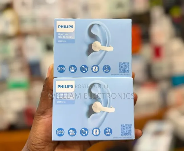 Philips TAQ2000BK Black Open Ear True Wireless Ear-Clip - 1
