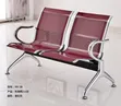 3-Seater Red Maroon Waiting Chair - 2