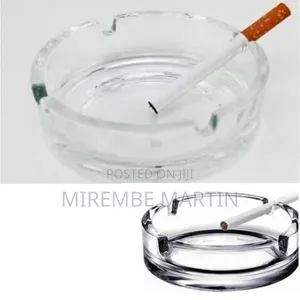 Thickened Glass Ashtray - Clear
