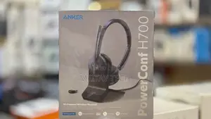 Anker PowerConf H700 Bluetooth Headset with Charging Stand