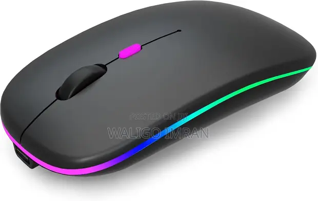 Brand New Wireless Mouse with LED Lighting - 1