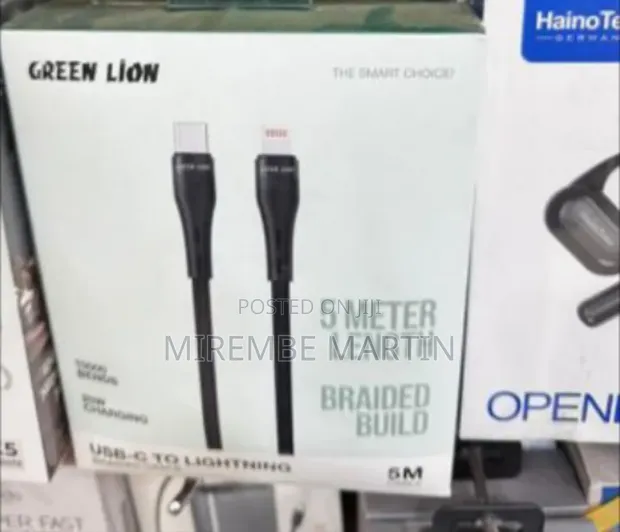 Green Lion Ultra-Durable 5-Meter USB-C to Lightning Cable - 1