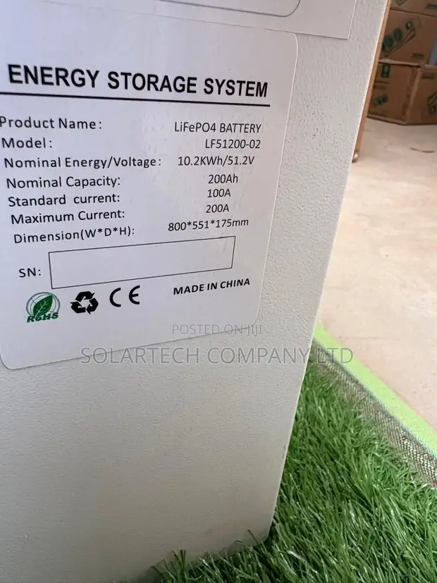 10.2V 200Ah LiFePO4 Solar Battery | 10.2kWh Energy Storage - 1