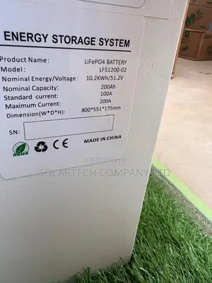 10.2V 200Ah LiFePO4 Solar Battery | 10.2kWh Energy Storage