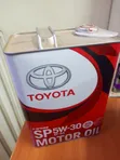 5W-30 Toyota Fully Synthetic Engine Oil - 2