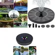 Garden Floating Solar Water Fountain with 5 RGB LED Lights - 1