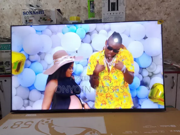 New Hisense 58-Inch UHD 4K Smart TV - 1