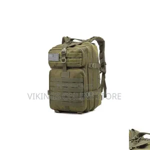 Olive Green Tactical Military Assault Backpack with MOLLE