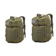 Olive Green Tactical Military Assault Backpack with MOLLE - 2