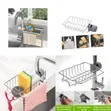 Aucet-Mounted Kitchen Sink Caddy and Sponge Organizer - 2