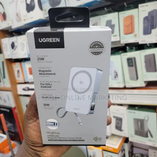 Ugreen Magflow 10000mAh Magnetic Wireless Power Bank - 1