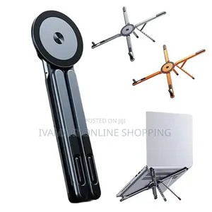 Portable Multi-Functional Mobile Phone/Laptop Holder - Foldable