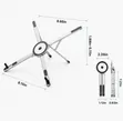 Portable Multi-Functional Mobile Phone/Laptop Holder - Foldable - 3
