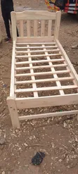 3x6 Natural Colored Bed Frame - 2