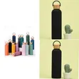 Insulated Stainless Steel Water Bottle with Bamboo Lid - 1