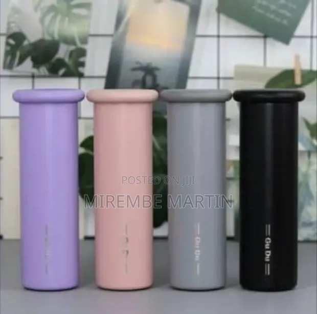 Stainless Steel 350ml Mushroom Double Wall Vacuum Flask - 1