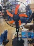 Brand New Dp Stand Fan - Orange - 2