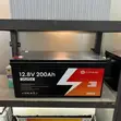 SUNARK 12.8V 200Ah LiFePO4 Lithium Battery | 2.56kWh - 1