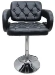 Black Saloon Bar Stool - 2