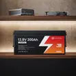 Premium SUNARK 12V 200Ah LiFePO4 Solar Battery | 2.56kWh - 1