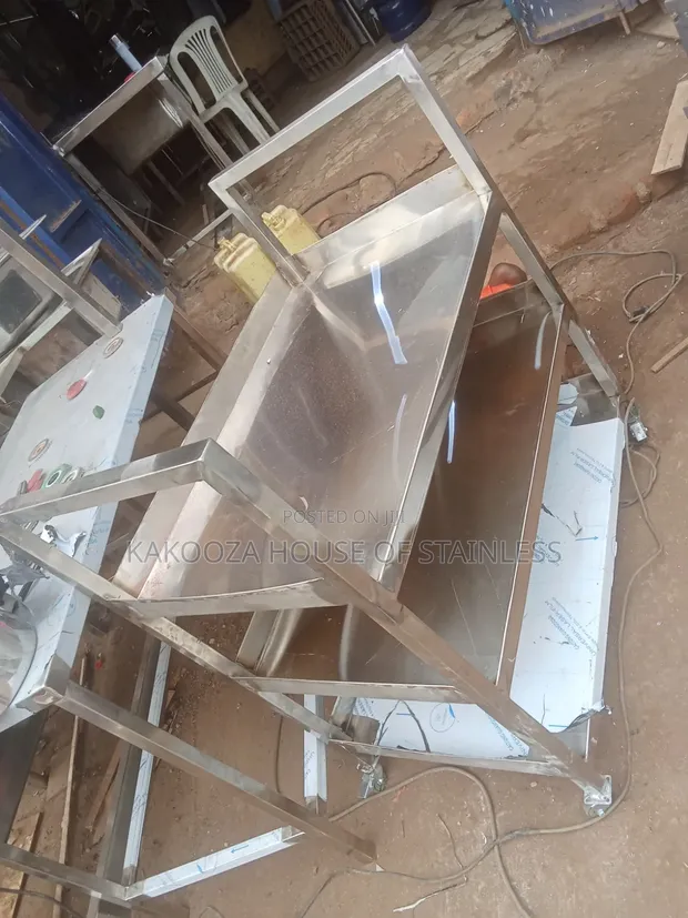 Stainless Steel Trolley - 3 Shelves - 1