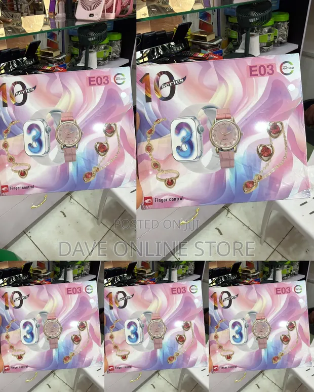 E03 Smartwatch and Jewelry Set - 1