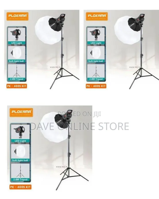 Plokama PK-400S Video Light Kit - 1