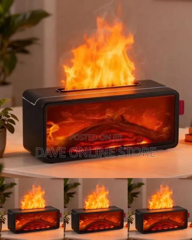 Flame Effect Aroma Diffuser and Humidifier - 1