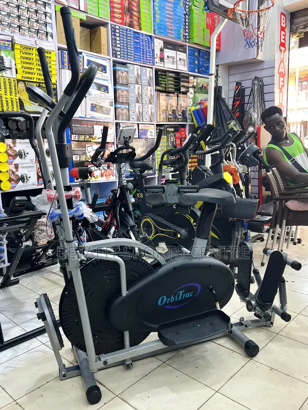 Brand New Elliptical Cross-Trainer Bike with Mini Stepper & Waist Trainer - 1