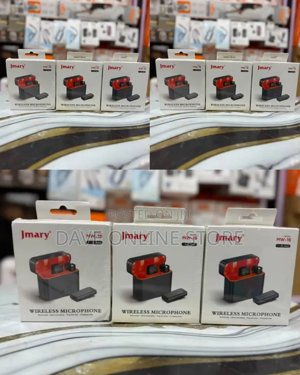 Jmary MW-16 2.4G Wireless Lavalier Microphone System - 1