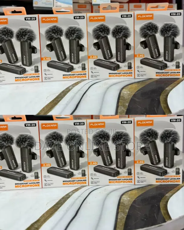 Plokama VM-20 Wireless Lavalier Microphone System - 1