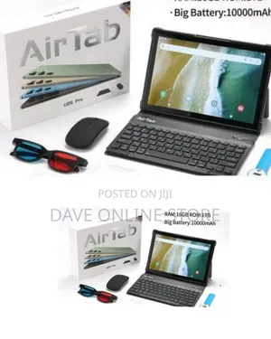 New AirTab U25 Pro 16GB Black with Keyboard, Mouse & Stylus