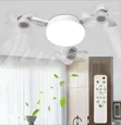 Integrated Multi-Fan LED Ceiling Light Fixture - 1