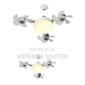 Integrated Multi-Fan LED Ceiling Light Fixture