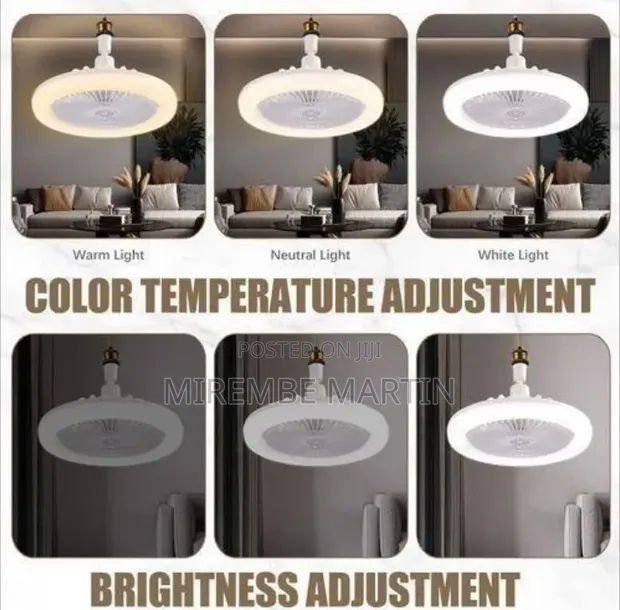 Multi-Function LED Aromatherapy Fan Light - 1