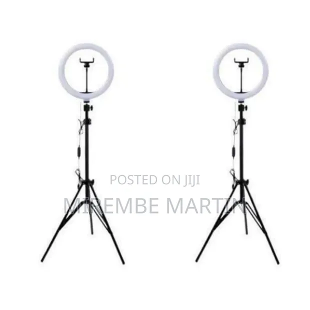 Professional LED Ring Light with Tripod and Phone Holder - 1
