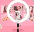 Professional LED Ring Light with Tripod and Phone Holder - 2