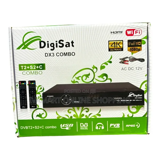 DigiSat DX3 Combo Free to Air HD Decoder - 1