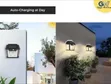 Efficient Solar-Powered Outdoor Motion Sensor Wall Light - 1